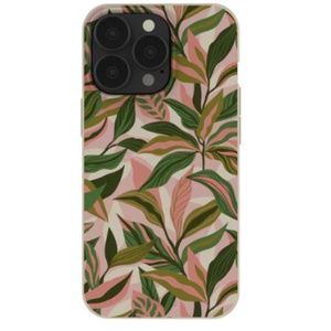 Pela London Fog Pink Botanics iPhone 13 Case
